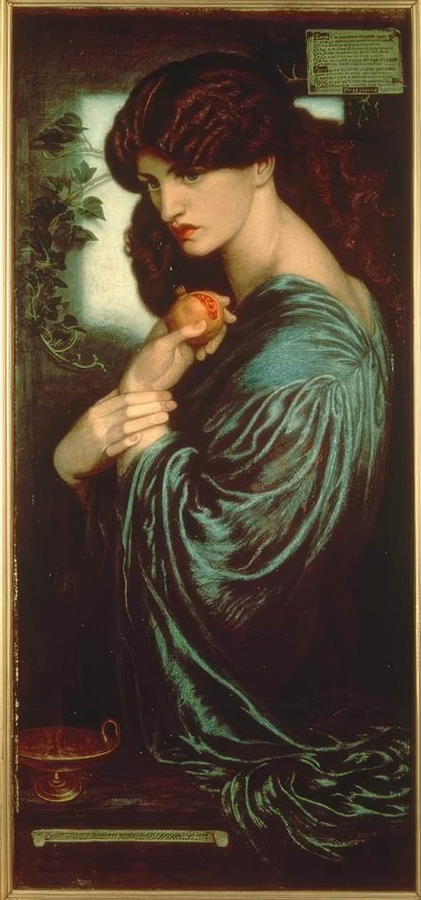 Prozerpina autorstwa Dante Gabriel Charles Rossetti