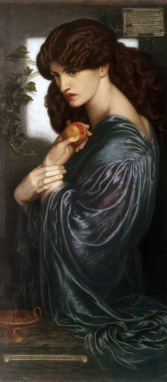 Prozerpina autorstwa Dante Gabriel Charles Rossetti