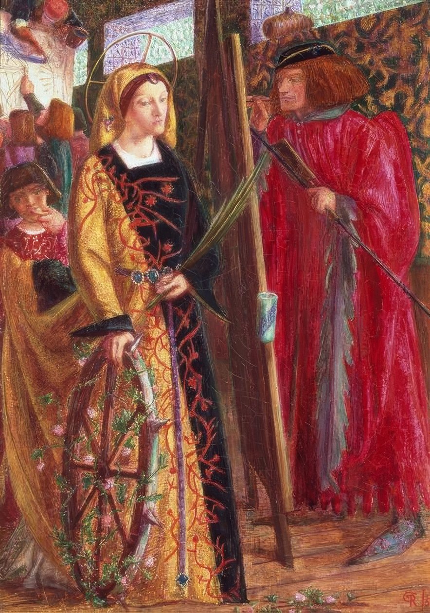 Św. Katarzyna autorstwa Dante Gabriel Charles Rossetti