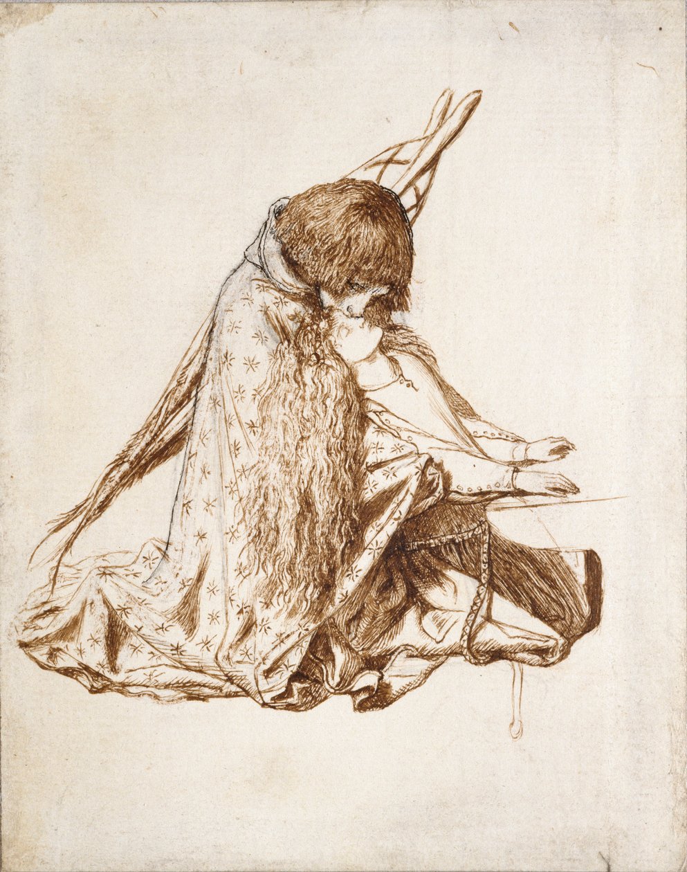 Św. Cecylia, ok. 1850 r. autorstwa Dante Gabriel Rossetti