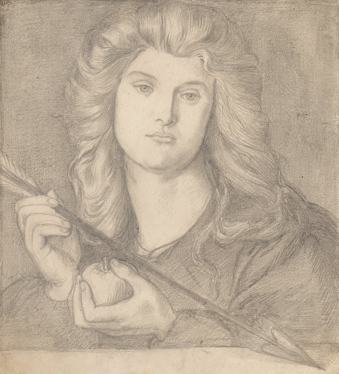 Studium dla "Wenus Verticordia" autorstwa Dante Gabriel Rossetti