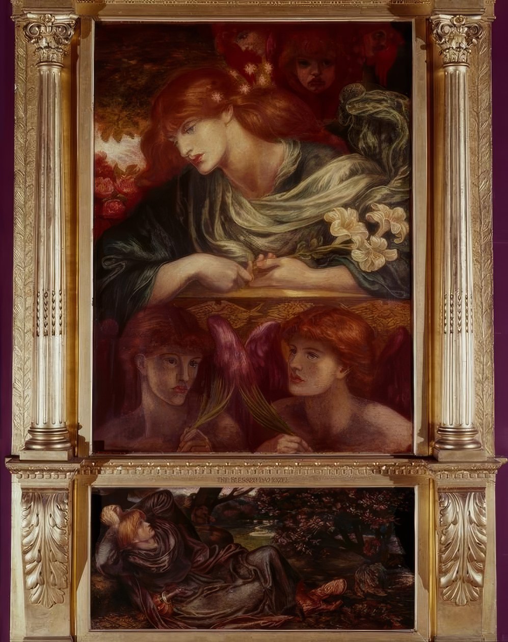 Błogosławiona Damozela autorstwa Dante Gabriel Charles Rossetti
