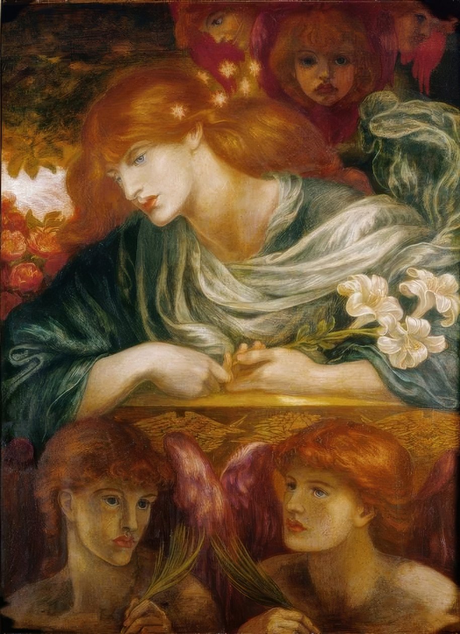 Błogosławiony Damozel autorstwa Dante Gabriel Charles Rossetti