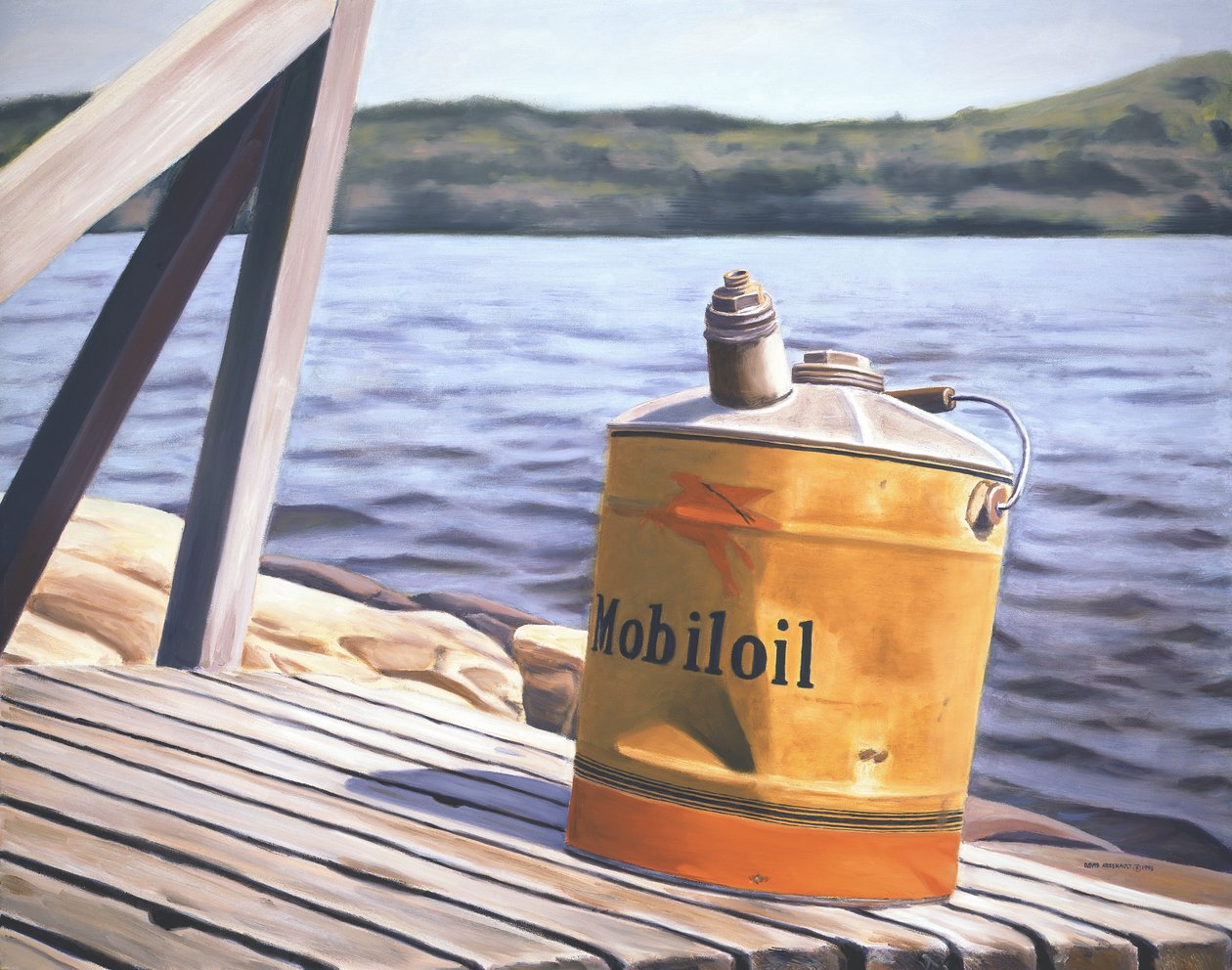 Dzień nad jeziorem, 1996 autorstwa David Arsenault