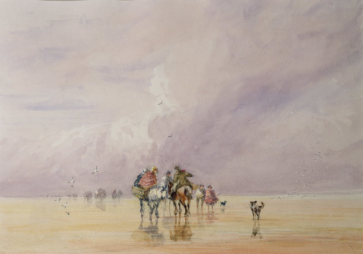 Przeprawa przez piaski Lancaster autorstwa David Cox