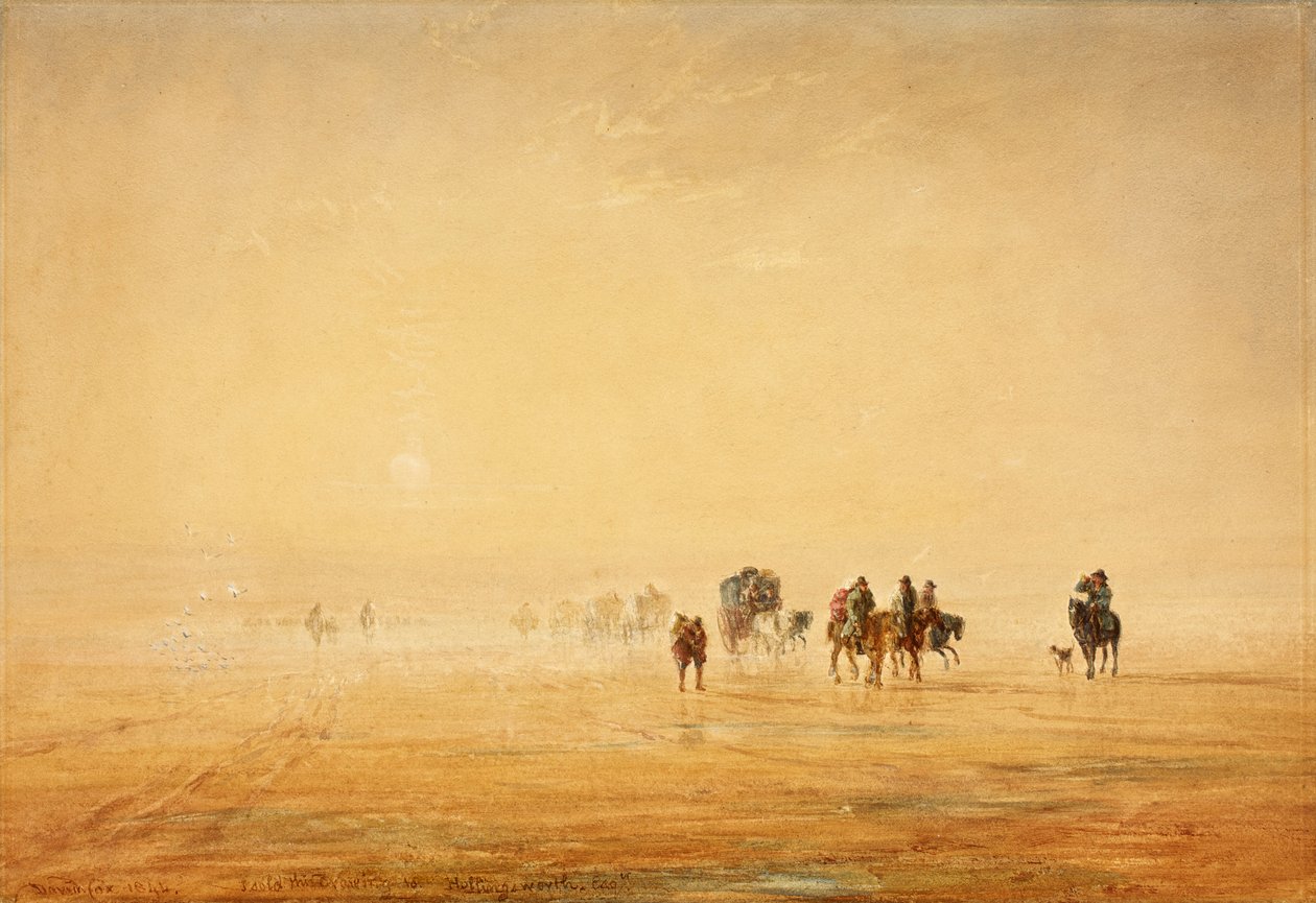 Lancaster Sands, 1844 autorstwa David Cox