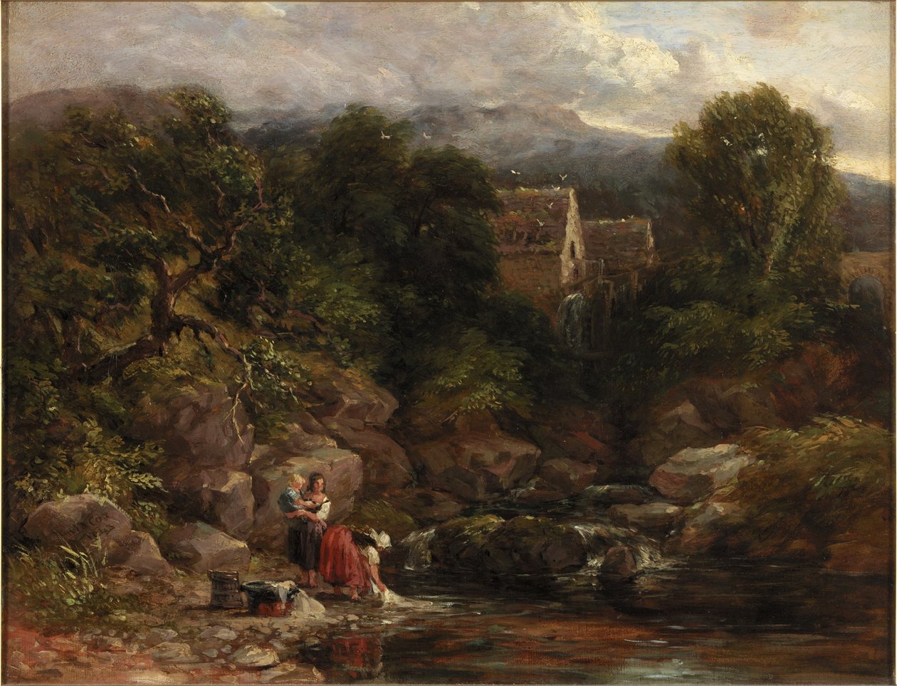 Pandy Mill autorstwa David Cox