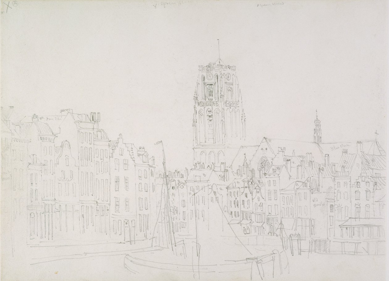 Rotterdam, ok.1826 autorstwa David Cox
