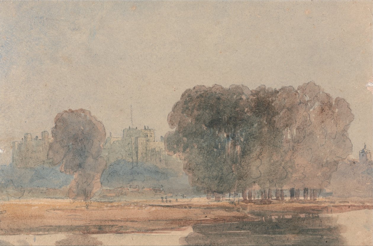 Zamek Windsor z Brocas autorstwa David Cox