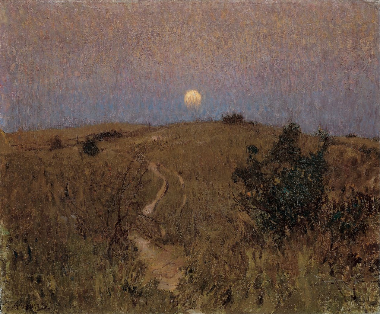 Wschód Księżyca autorstwa David Davies