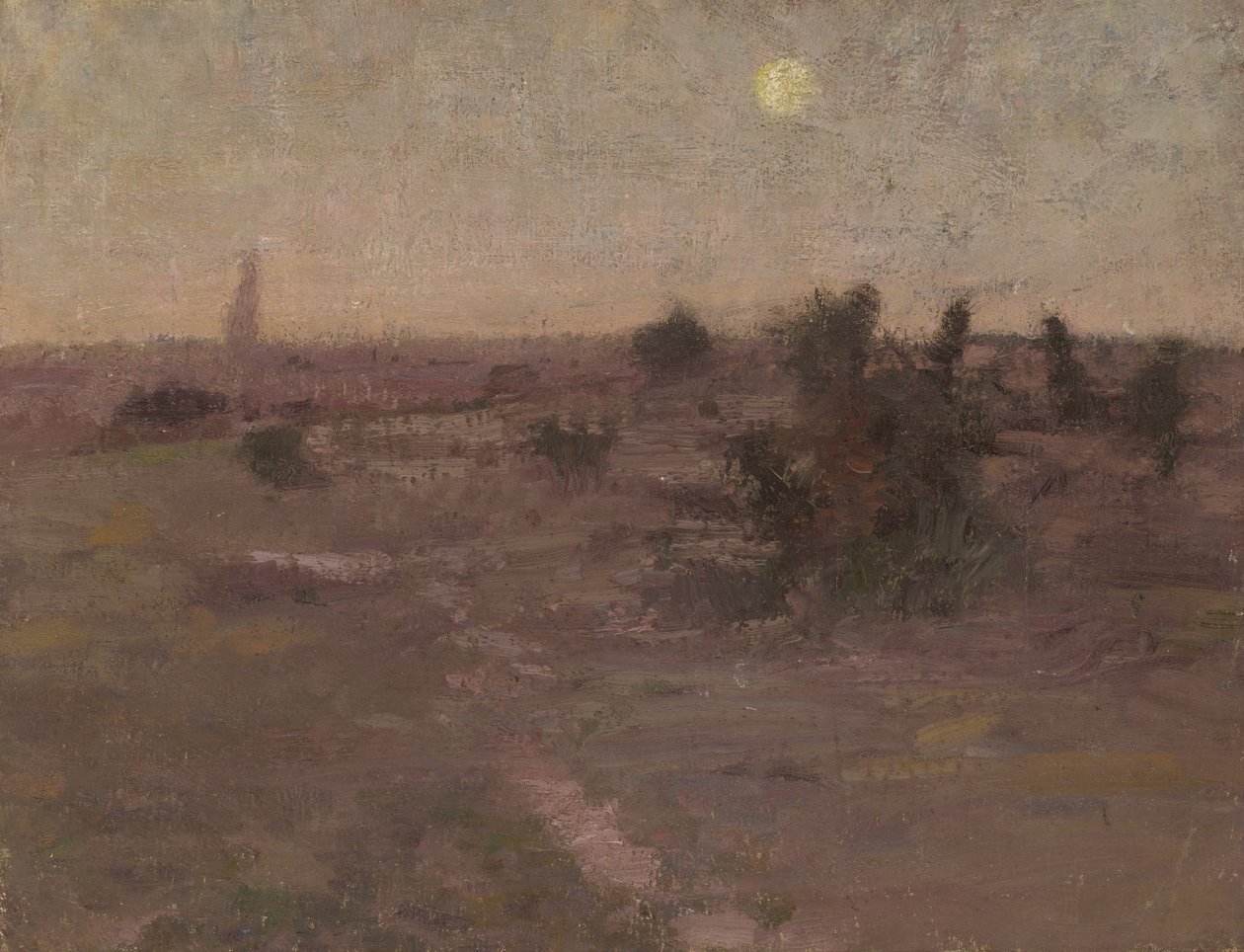 Wschód Księżyca, Templestowe autorstwa David Davies