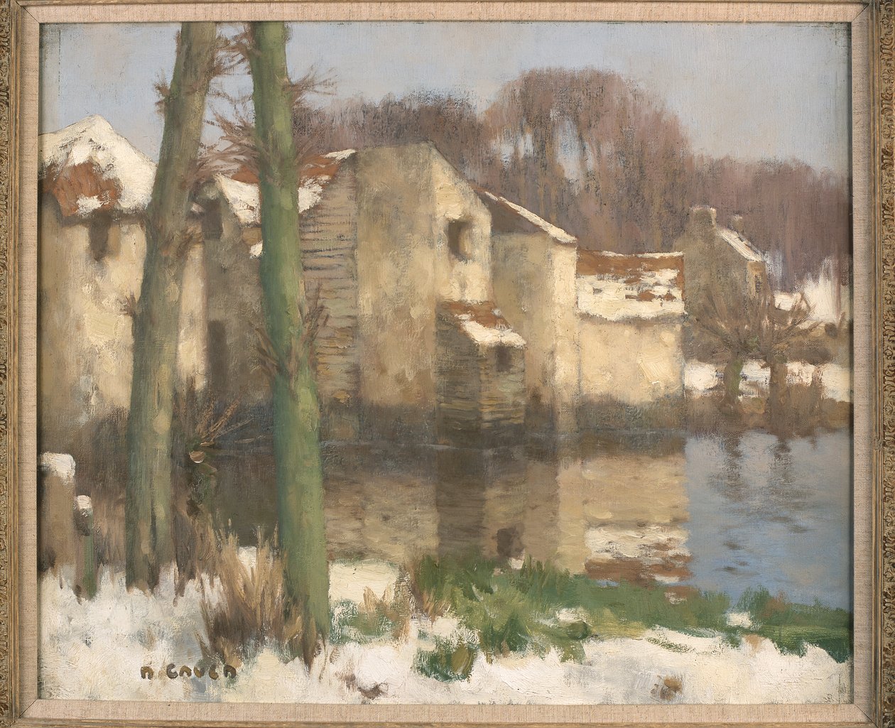 Zima w Normandii autorstwa David Gauld