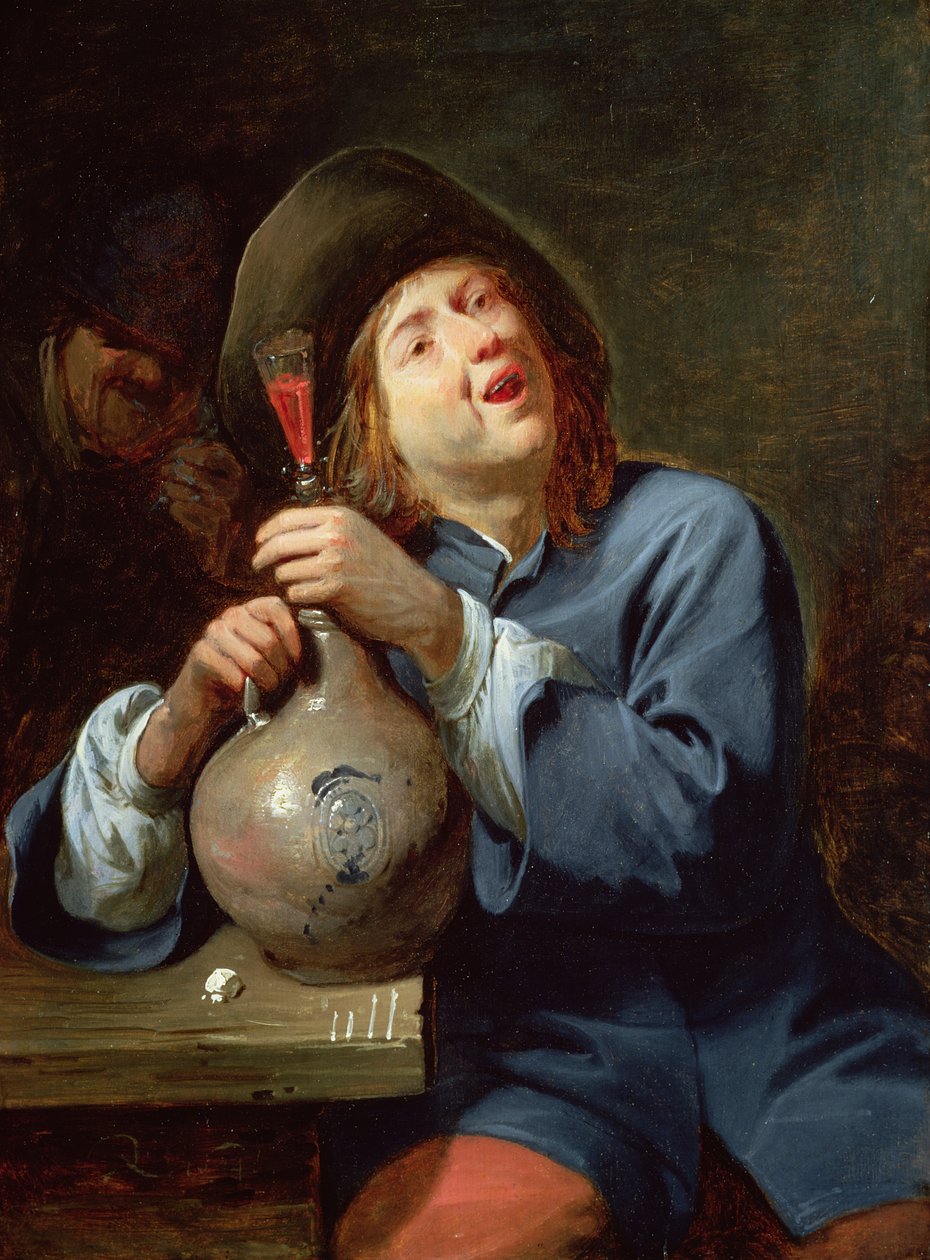 Piosenkarka,1644 (panel) autorstwa David II Ryckaert
