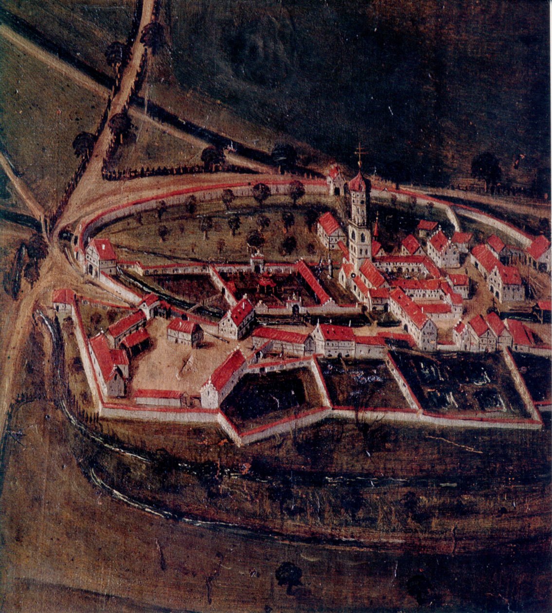 Klasztor Weissenau autorstwa David Mieser