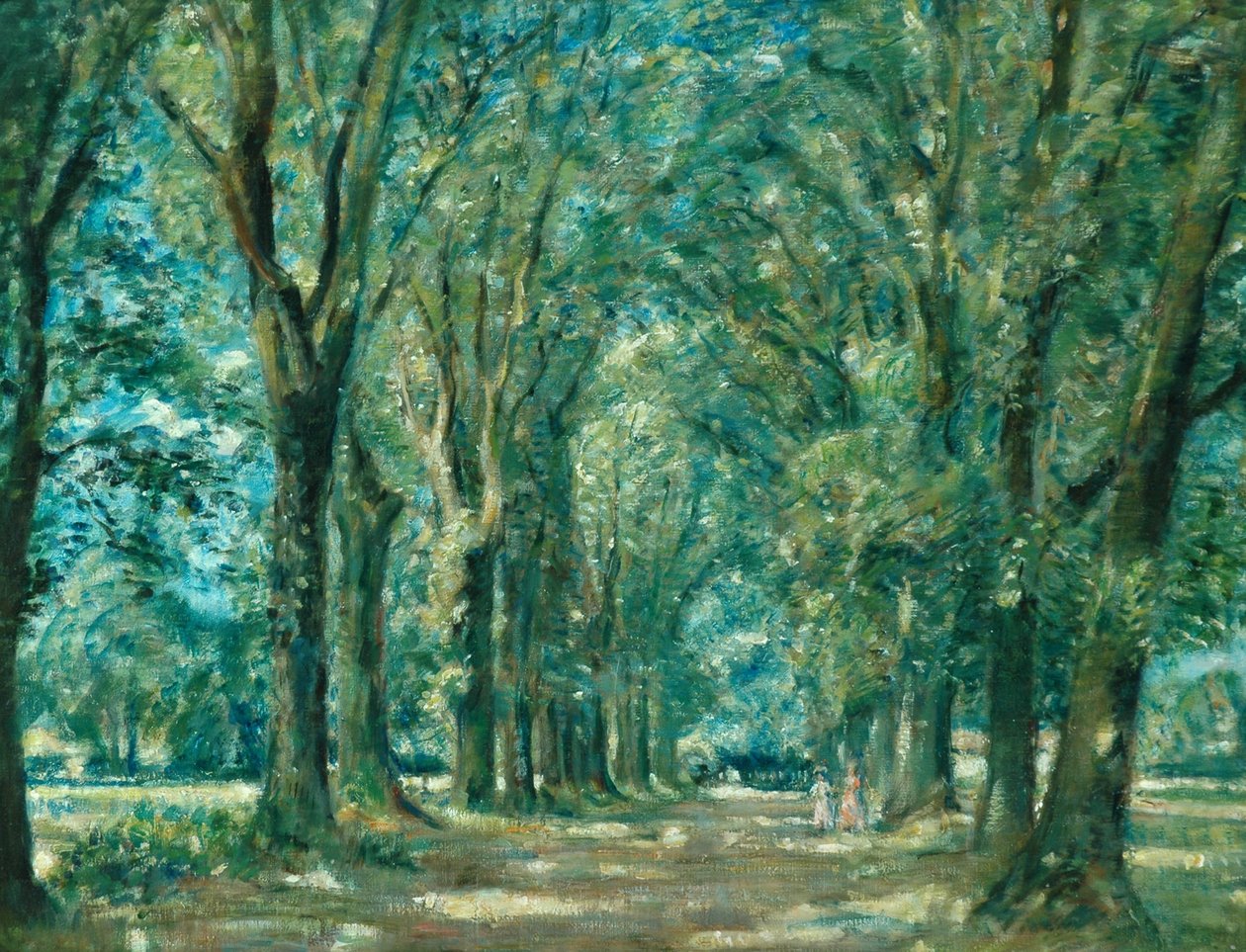 Aleja, Woodbridge, 1920 autorstwa David Muirhead