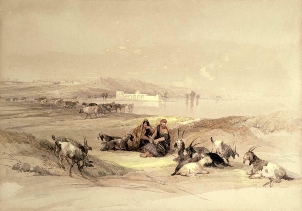 Starożytny Aszdod autorstwa David Roberts