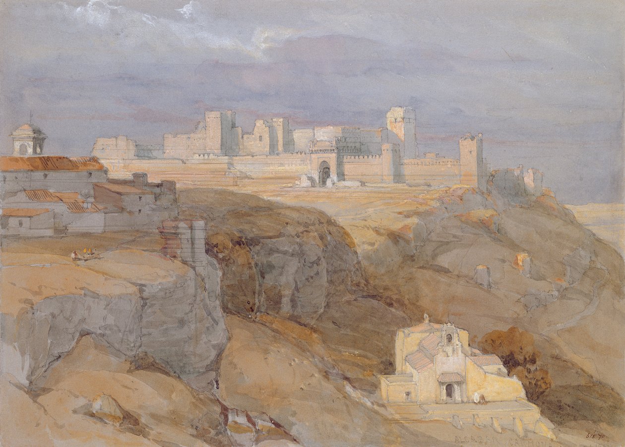 Alcazar w Carmonie, Andaluzja autorstwa David Roberts
