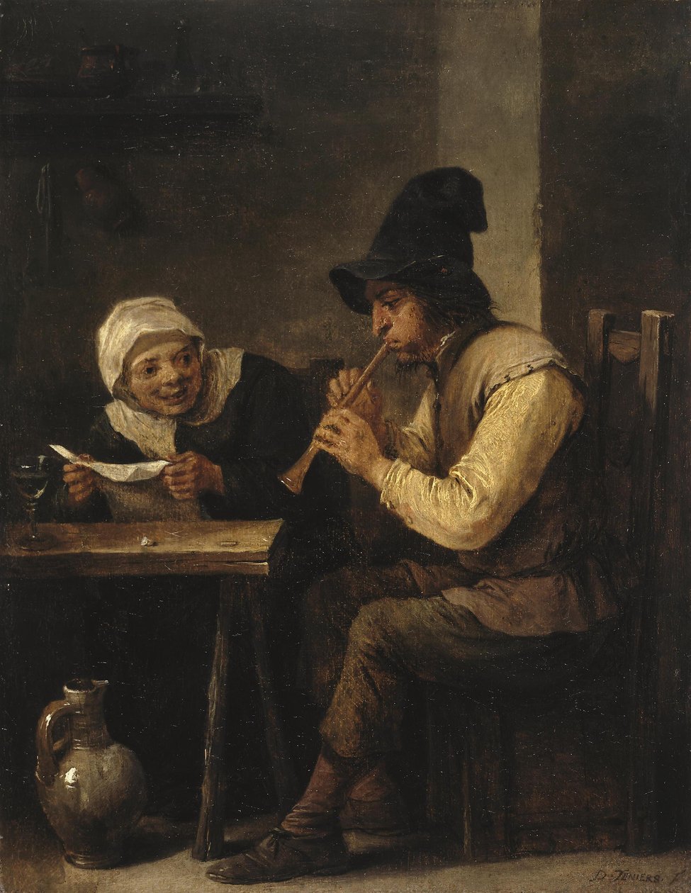 Duet autorstwa David Teniers the Younger