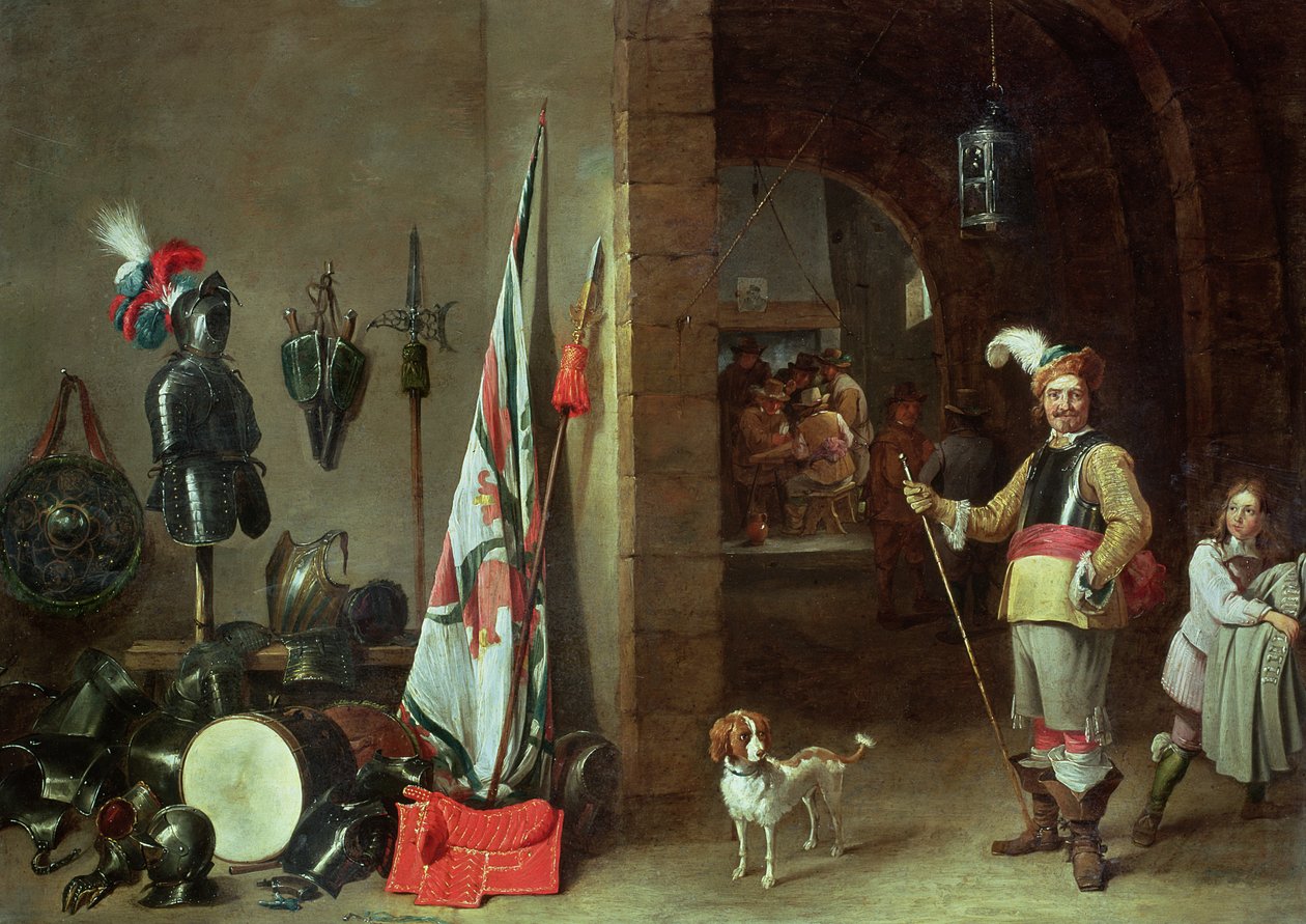 Pokój strażnika autorstwa David Teniers the Younger