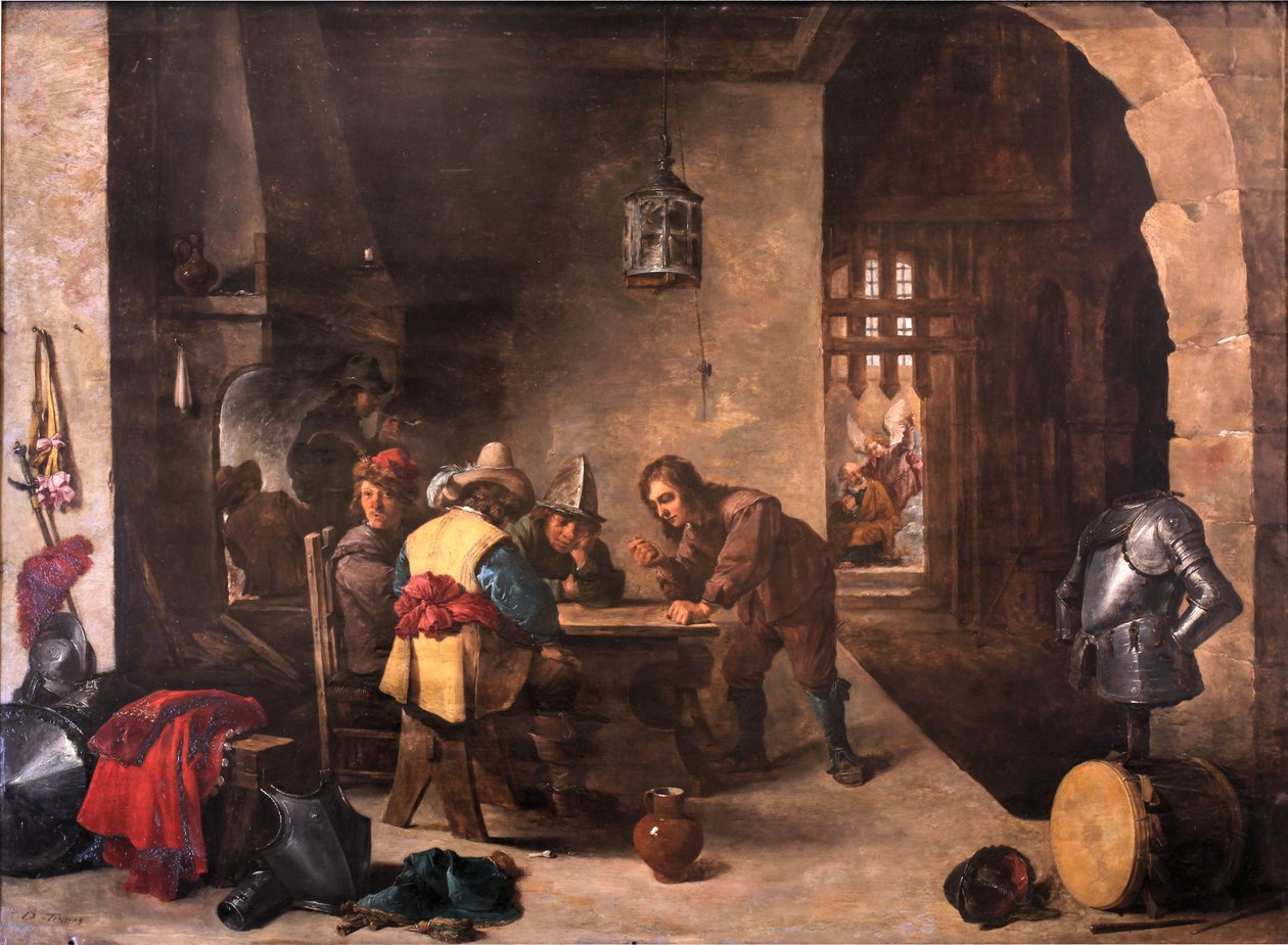 Dostarczona wartownia ze św. Piotrem autorstwa David Teniers the Younger