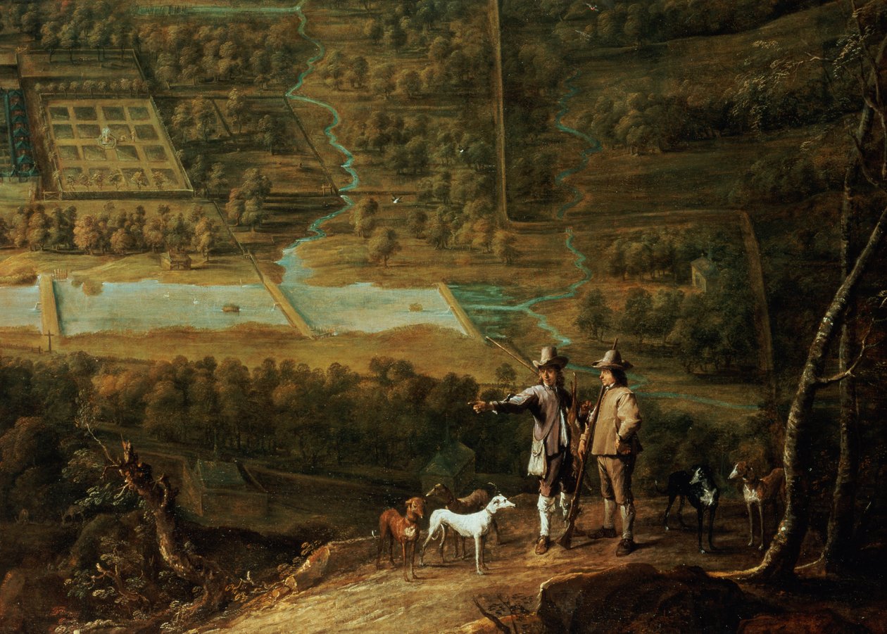 Krajobraz ze sportowcami autorstwa David Teniers the Younger
