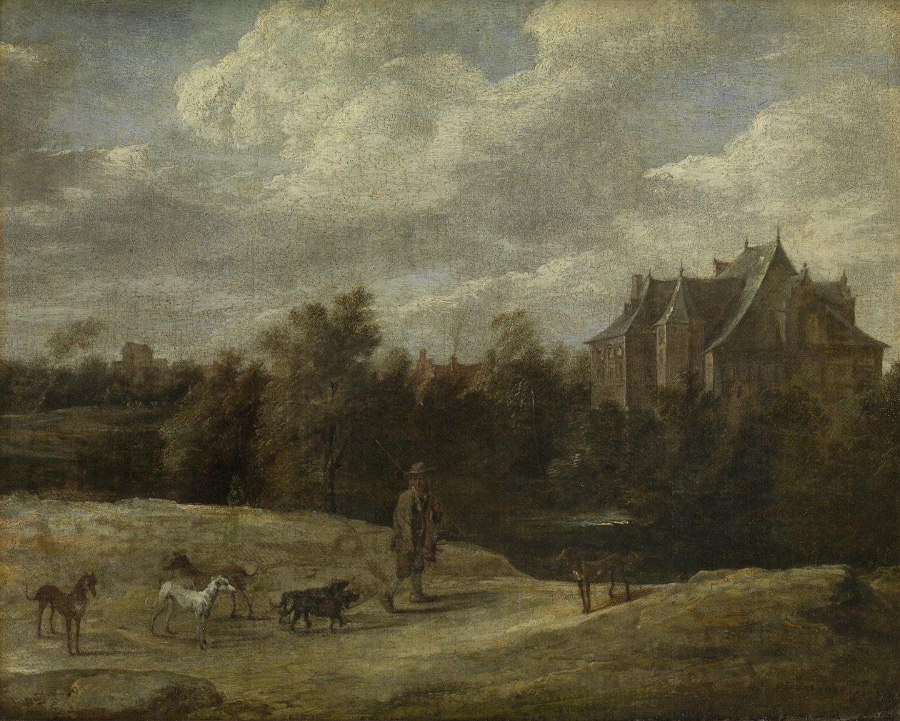 Powrót z polowania autorstwa David Teniers the Younger