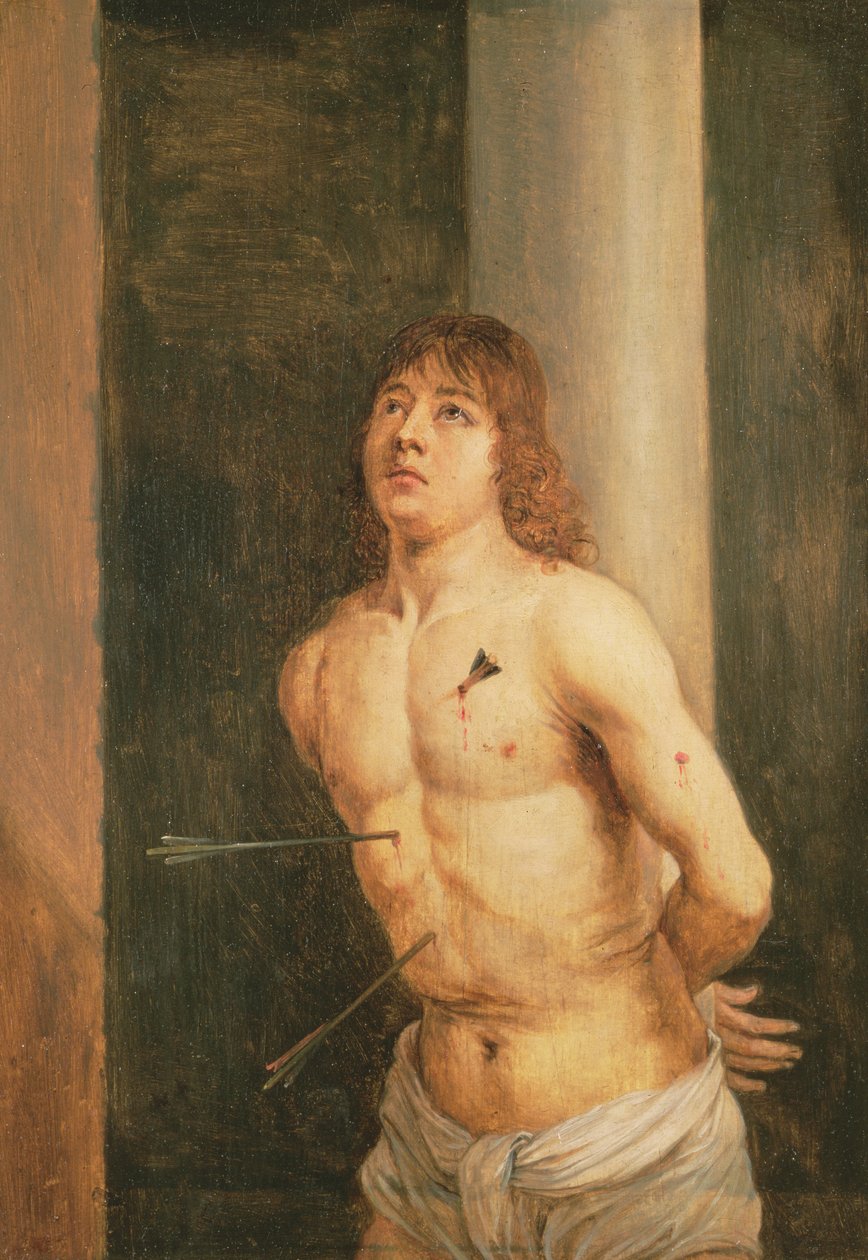 Św. Sebastian, 1651-56 (panel) autorstwa David Teniers the Younger