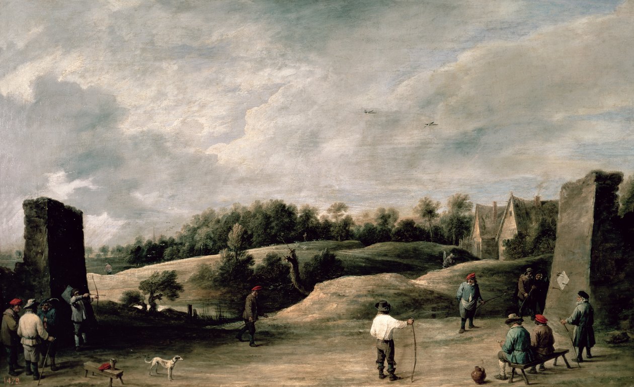 Konkurs łuczniczy autorstwa David Teniers the Younger