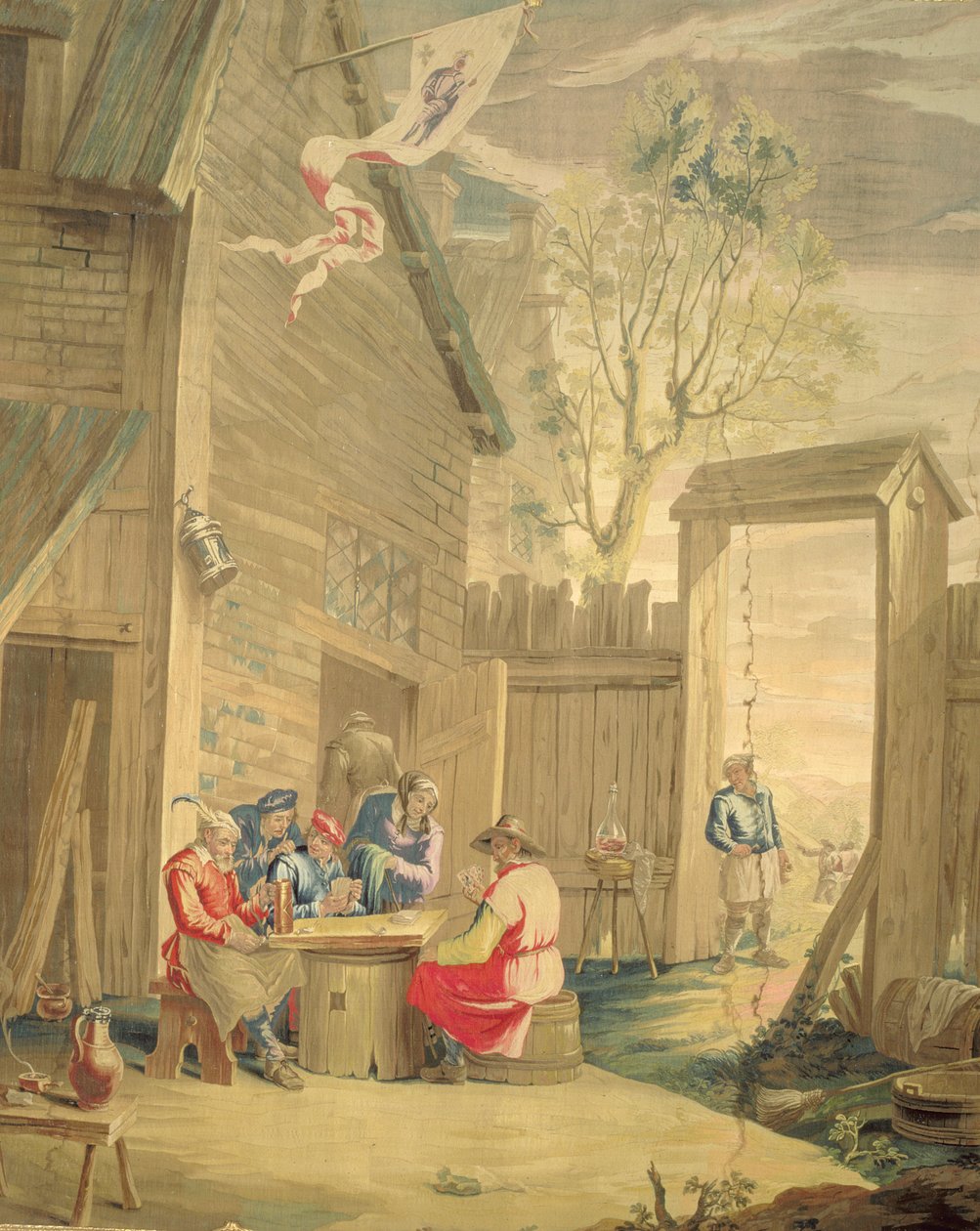Gra karciana autorstwa David Teniers the Younger
