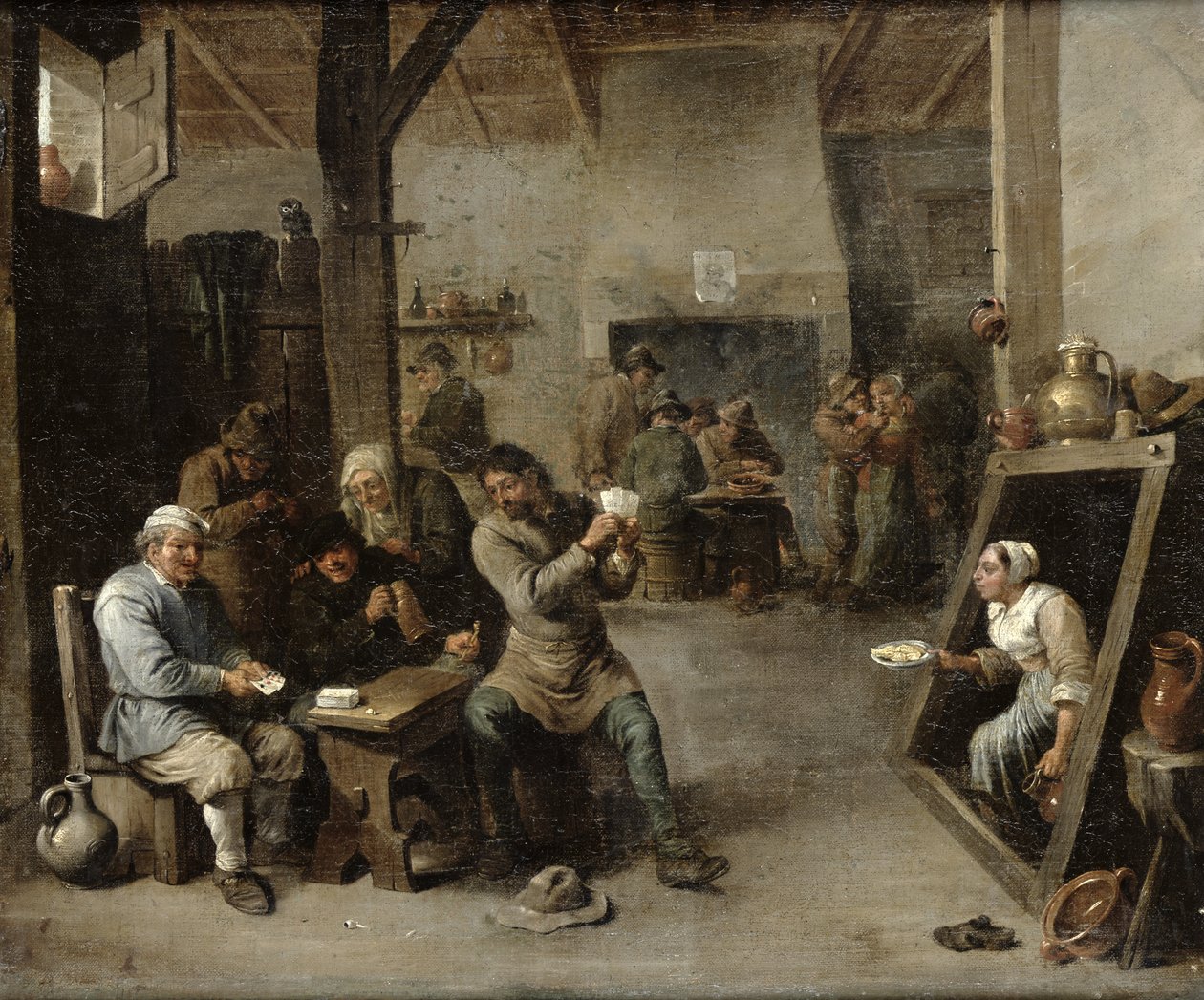 Gracze w karty autorstwa David Teniers the Younger