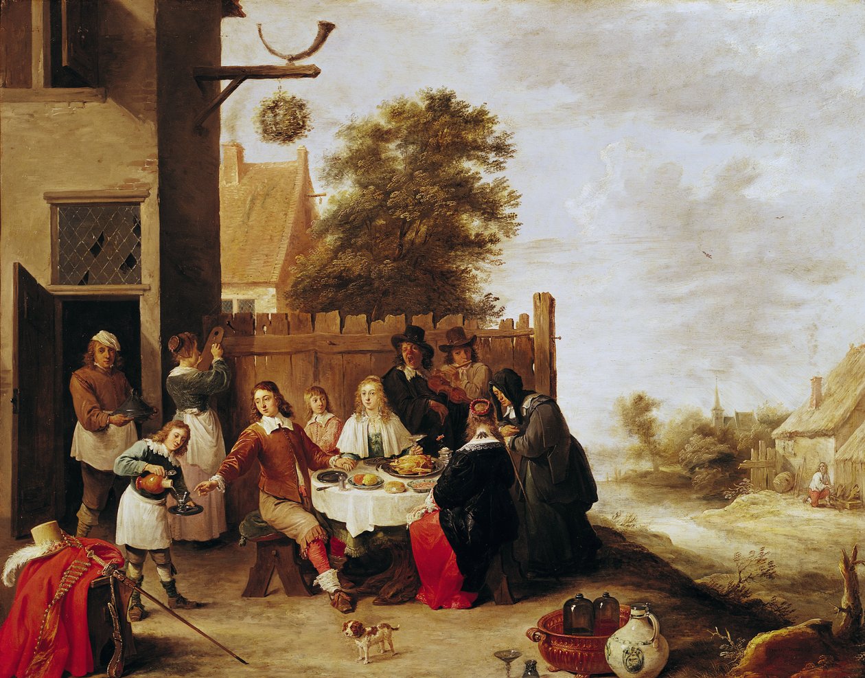 Święto syna marnotrawnego, 1644 autorstwa David Teniers the Younger