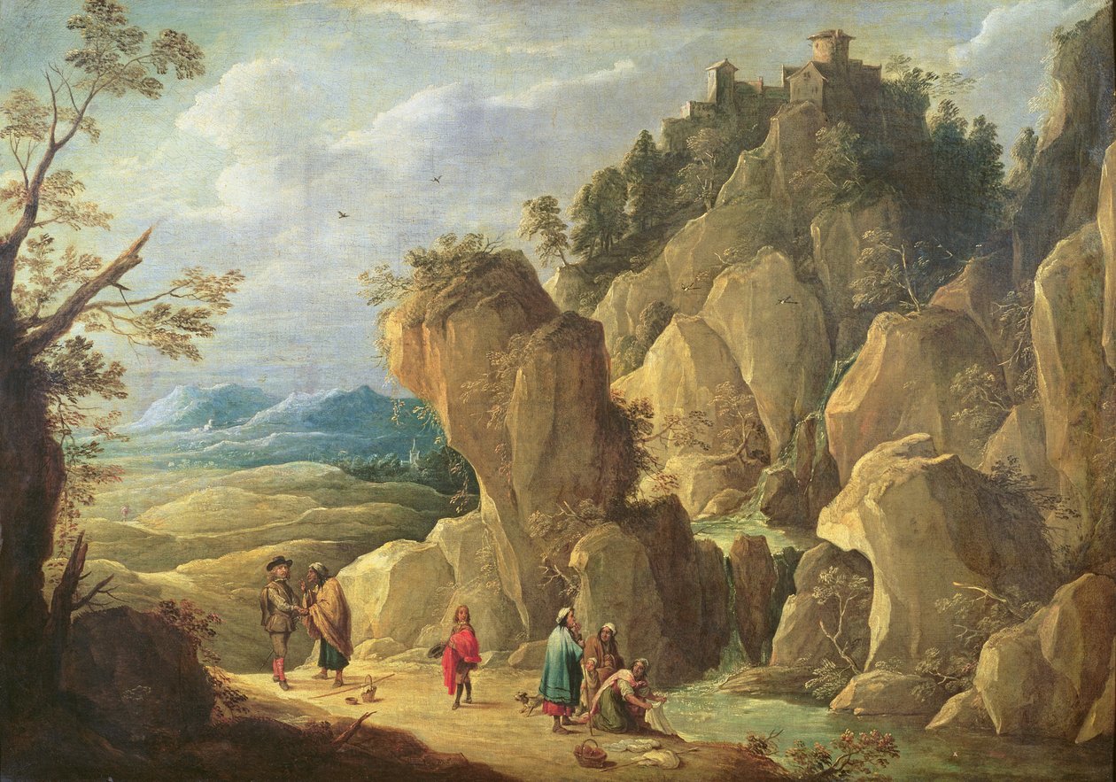 Cyganie autorstwa David Teniers the Younger
