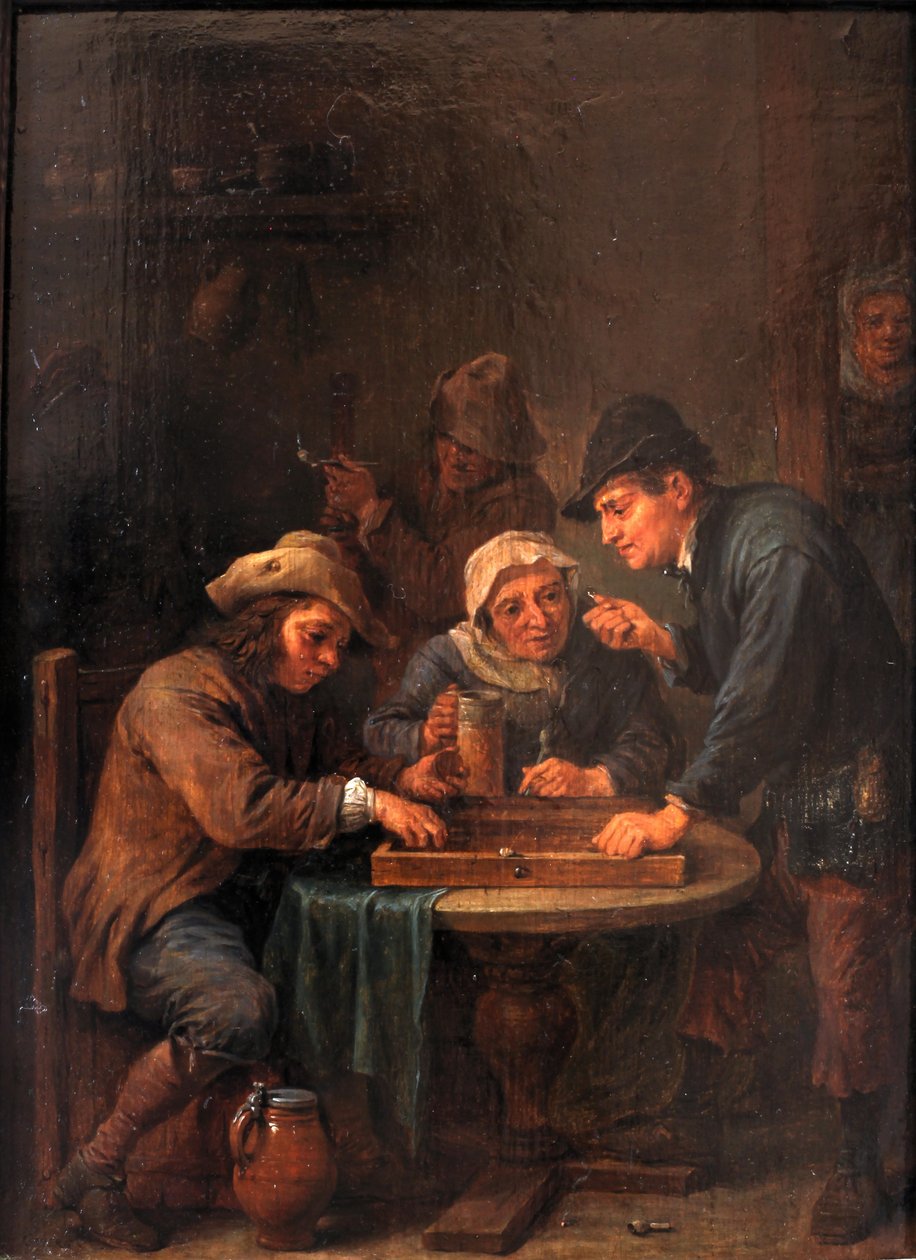 Gracze Trictrac autorstwa David Teniers the Younger