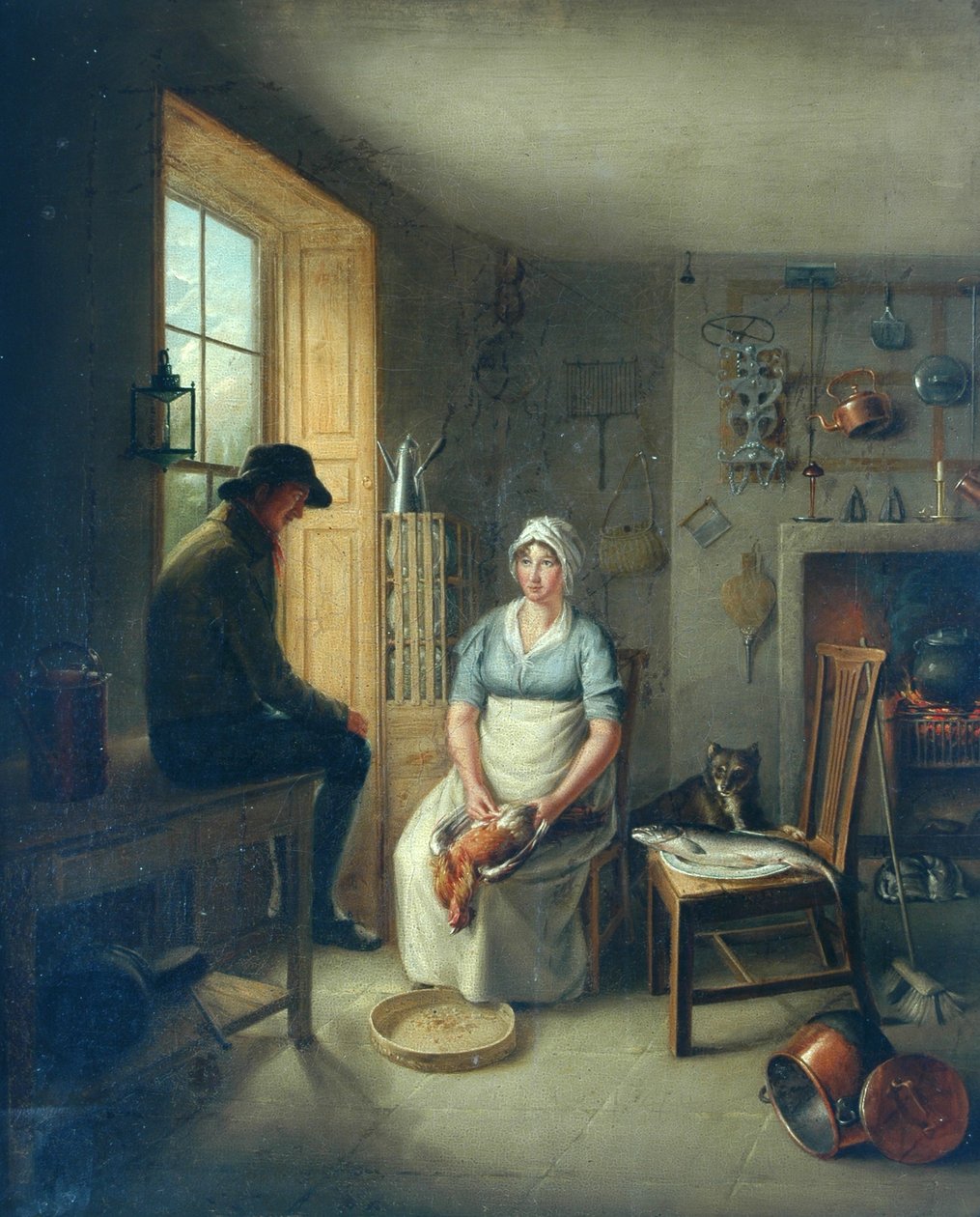 Gajowy i kucharz autorstwa David Wilkie