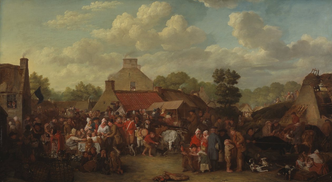 Jarmark Pitlessie autorstwa David Wilkie