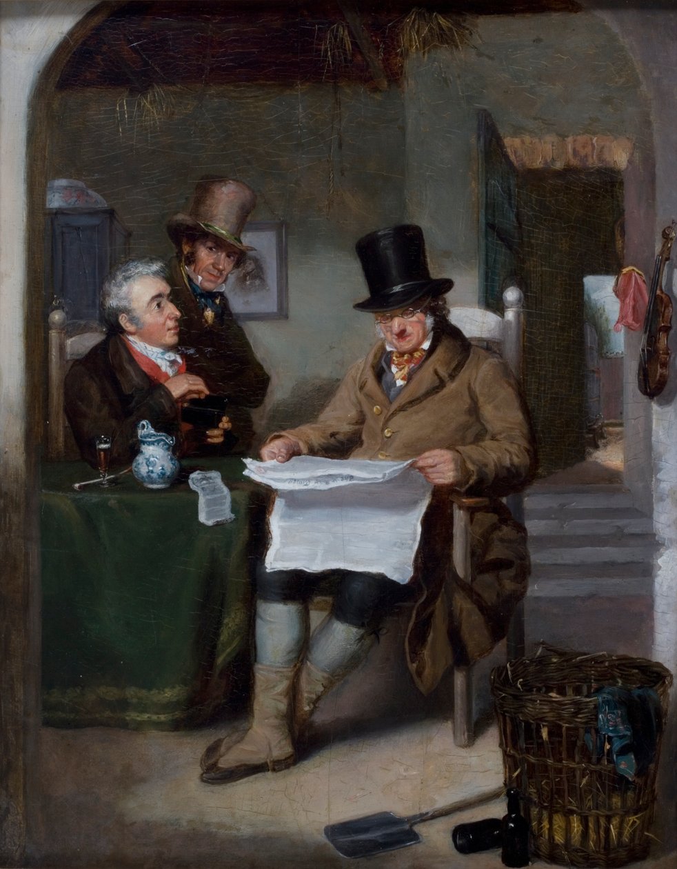 Czytanie wiadomości autorstwa David Wilkie