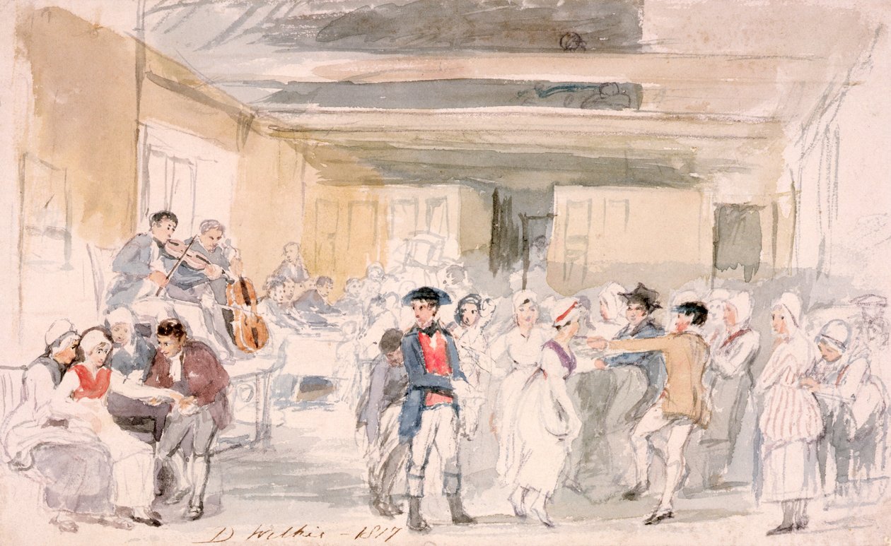 Studium do „Ślubu groszowego”, 1817 r. autorstwa David Wilkie