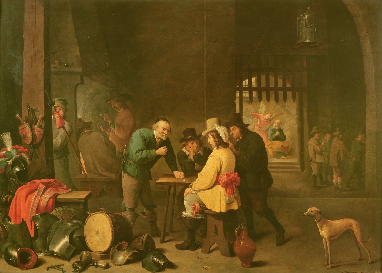 Pokój strażników autorstwa David Teniers the Elder