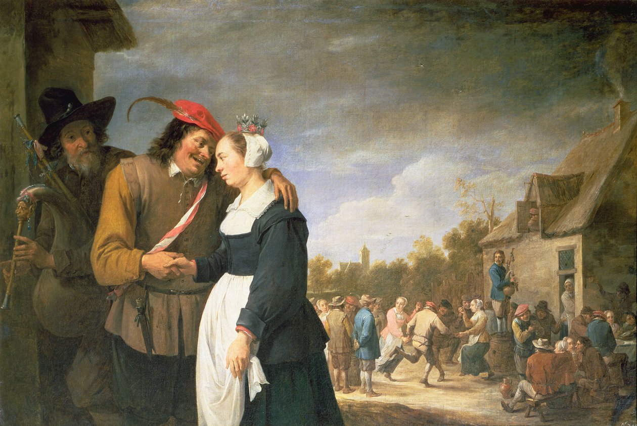 Wesele chłopskie, 1648 autorstwa David Teniers the Younger