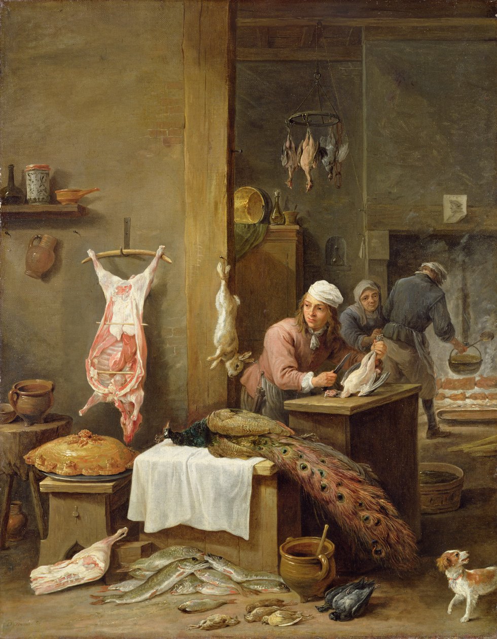W kuchni, 1669 autorstwa David Teniers the Younger