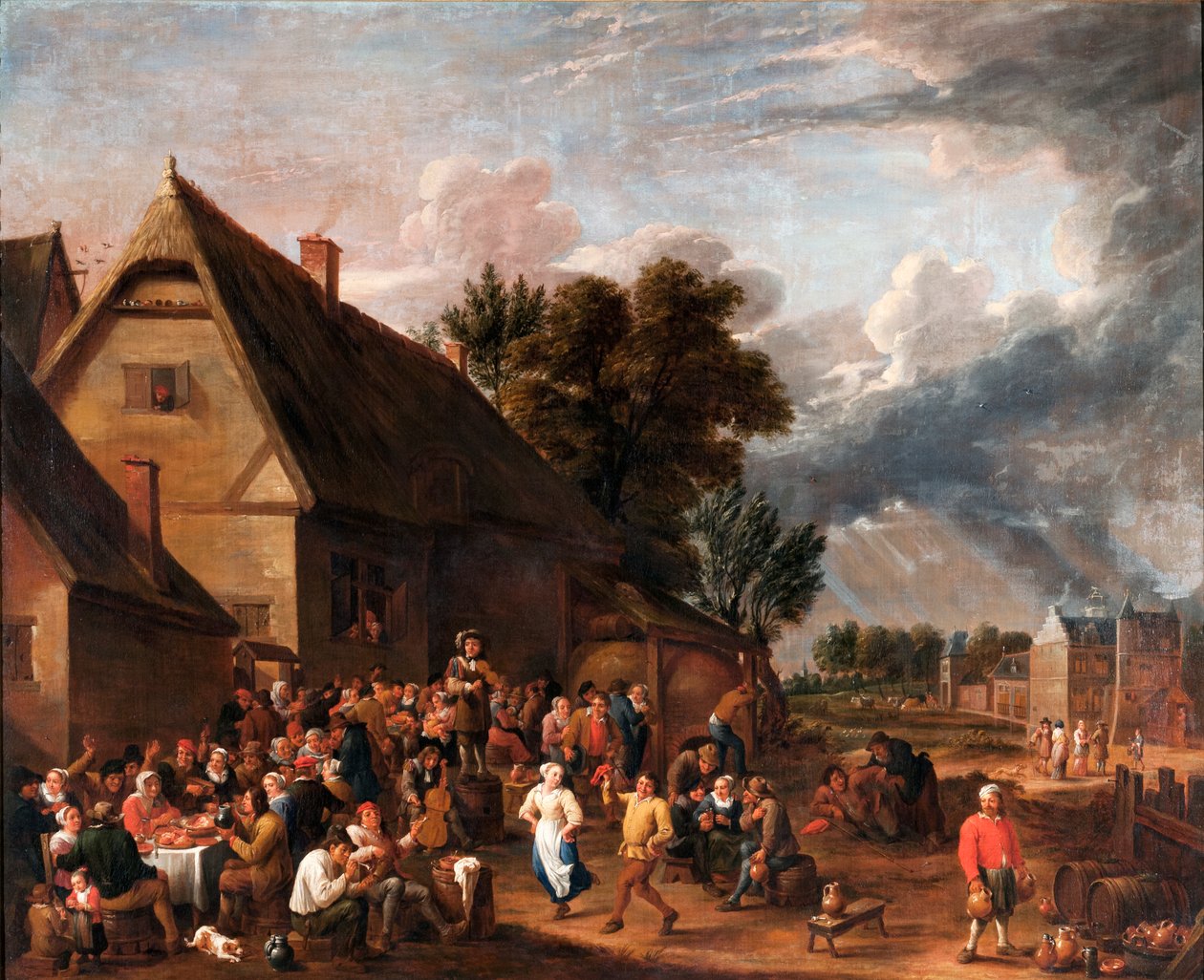 Nadejście burzy autorstwa David Teniers the Younger