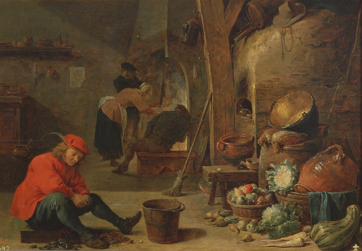Kuchnia autorstwa David Teniers the Younger