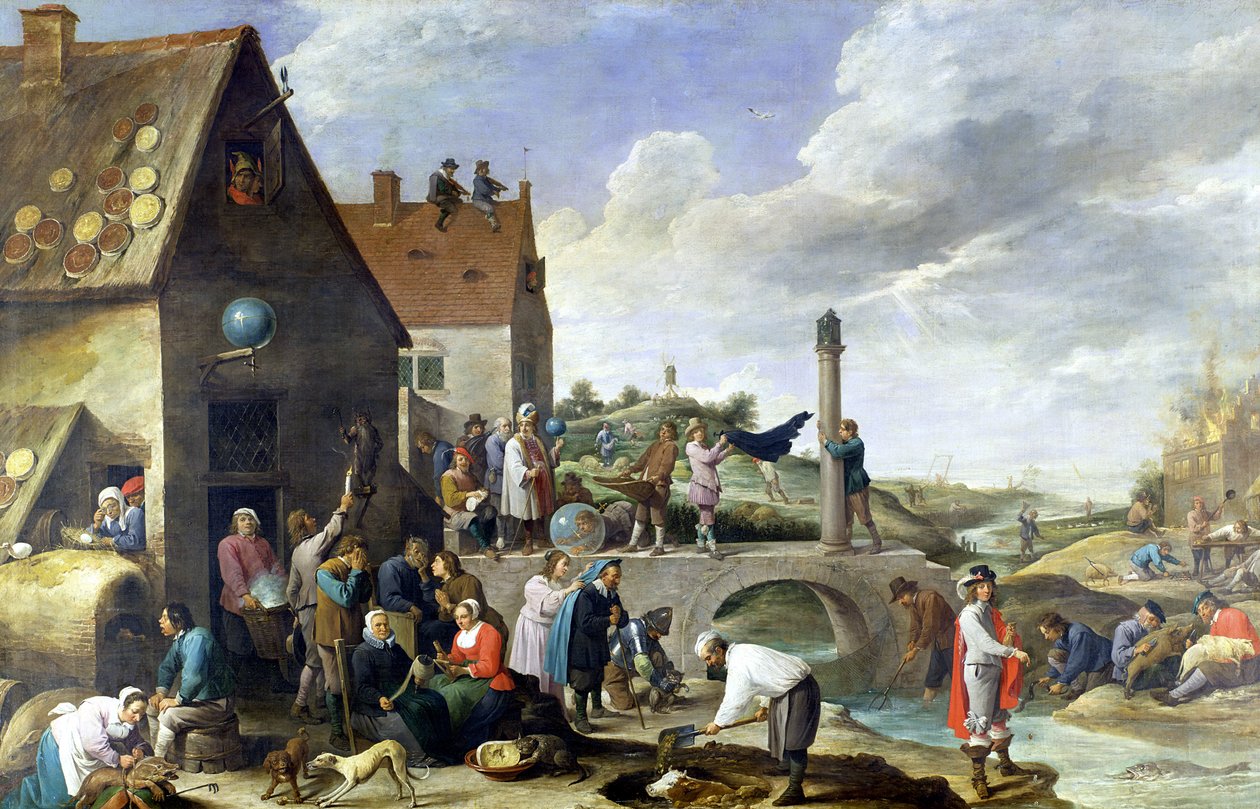 Księga Przysłów autorstwa David Teniers the Younger