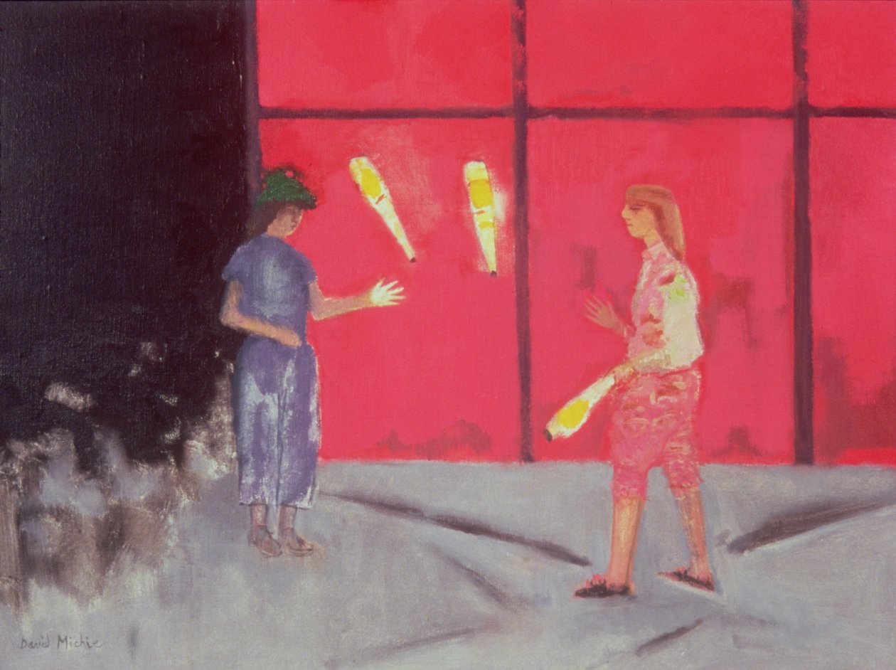 Żonglerzy w Beaubourg autorstwa David Alan Redpath Michie