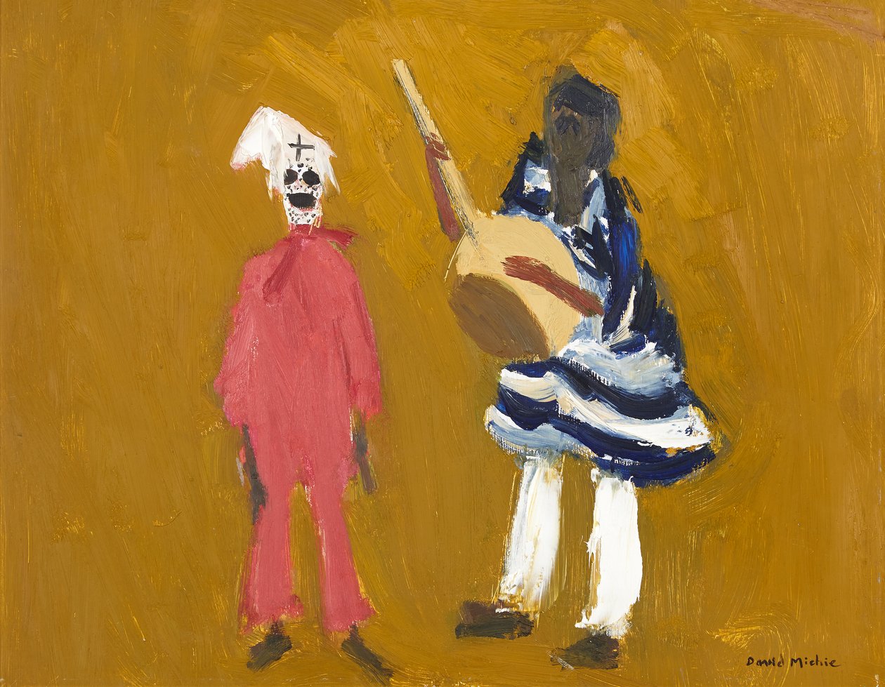 Muzyk i Klaun, Le Grand Ballet de Senegal autorstwa David Alan Redpath Michie