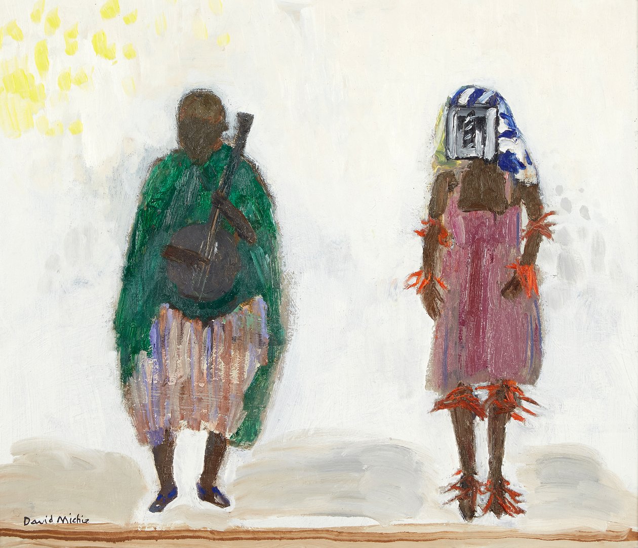 Muzyk i tancerz z Senegalu autorstwa David Alan Redpath Michie
