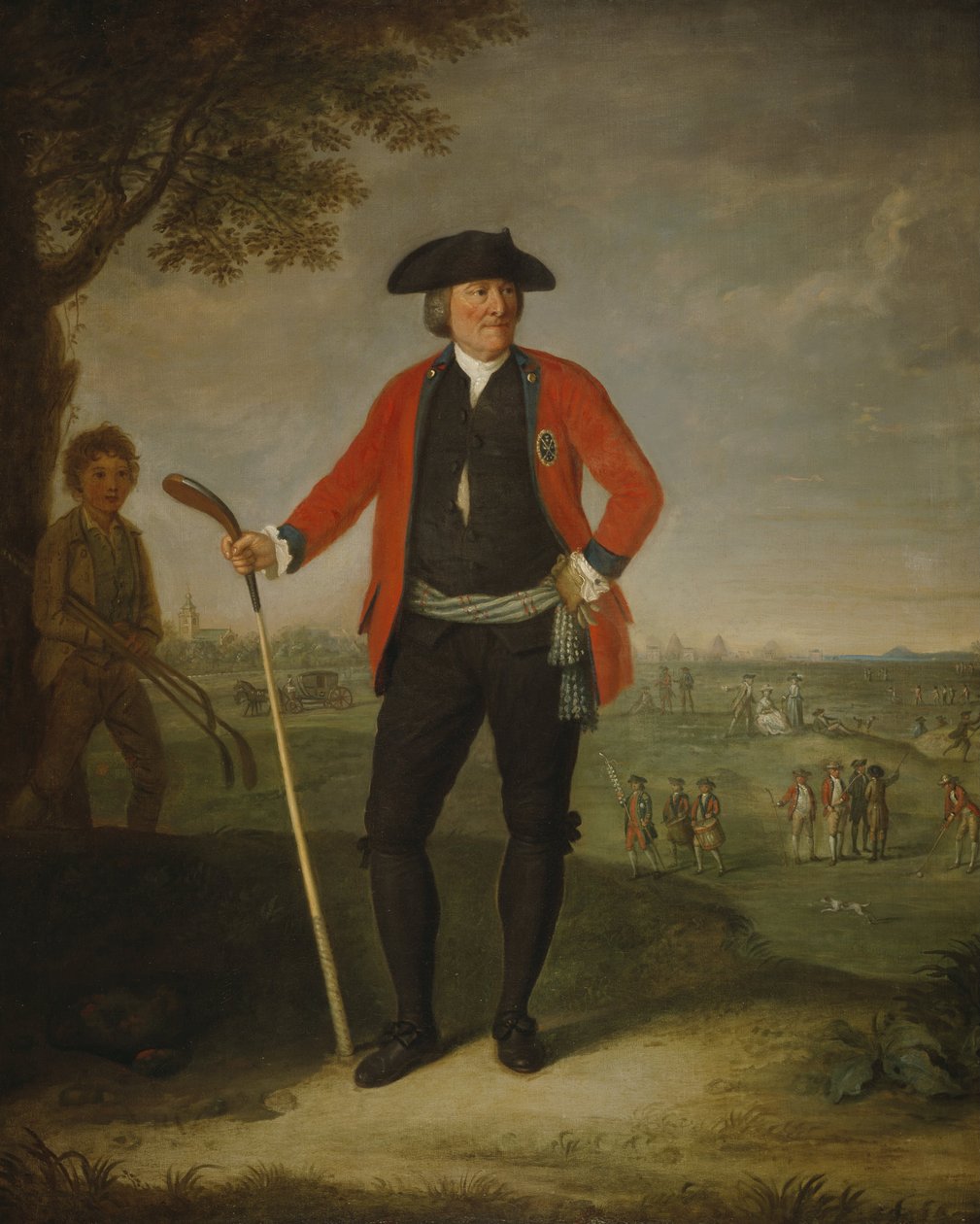 William Inglis, ok. 1712-1792. Chirurg i kapitan honorowej kompanii golfistów z Edynburga autorstwa David Allan