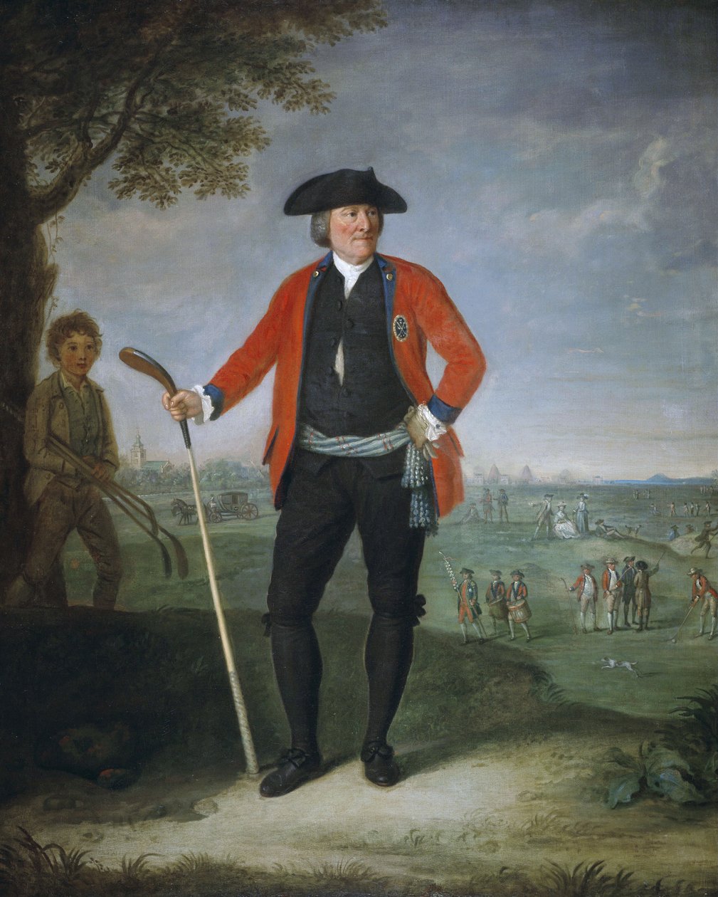 William Inglis, ok. 1712-1792. Chirurg i kapitan honorowej kompanii golfistów z Edynburga autorstwa David Allan