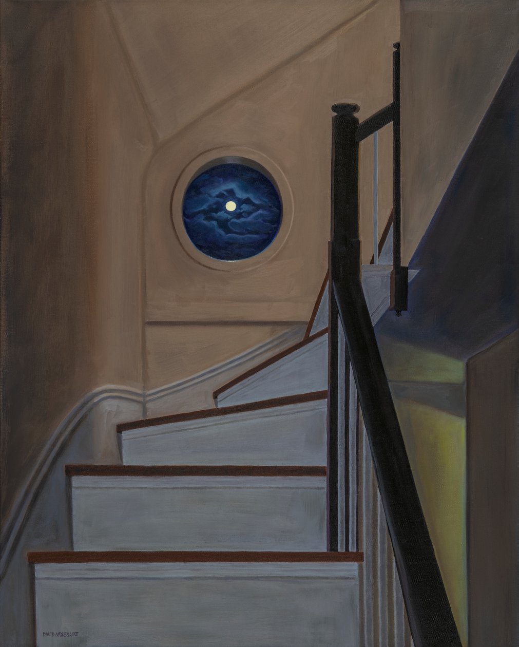 Above and Beyond, 2022 (olej na płótnie) autorstwa David Arsenault