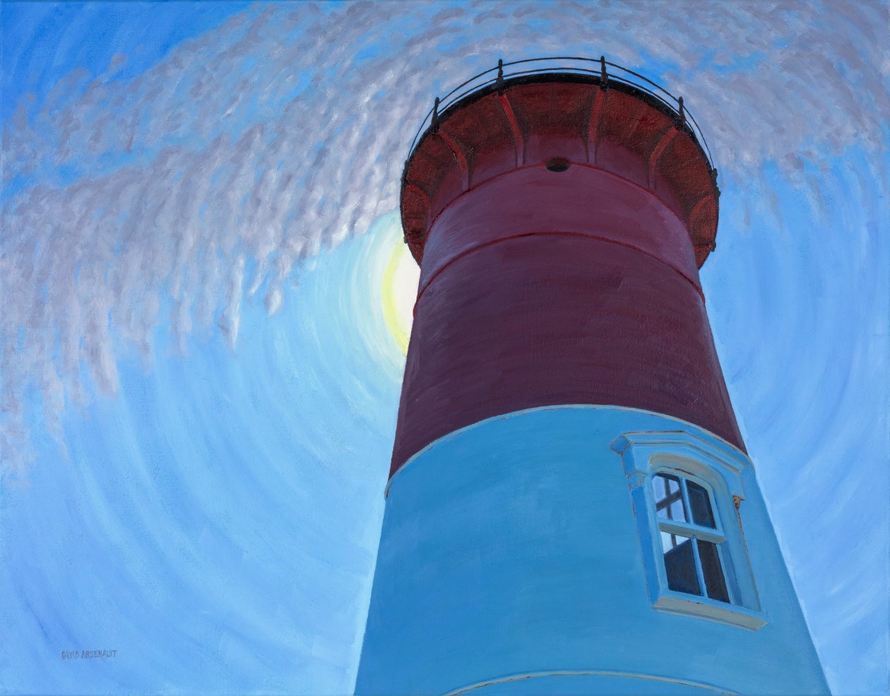 Seeing the Light, 2017 (olej na płótnie) autorstwa David Arsenault